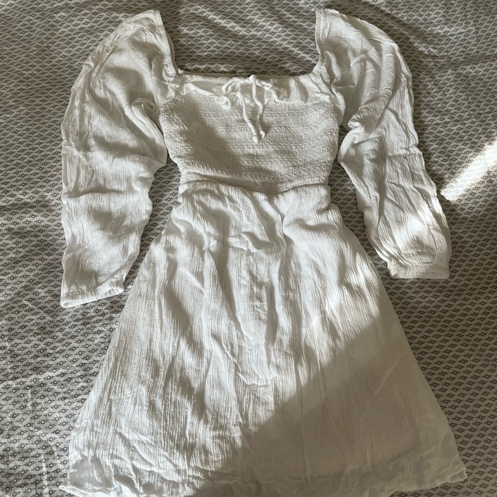 American Eagle Smocked Dress with Pockets